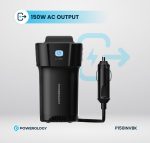 اینورتر فندکی خودرو پاورولوجی مدل P150INVBK توان 150 وات - تصویر 3