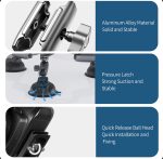 سه پایه مکنده مخصوص دوربین های Insta360 برند TELESIN - تصویر 6