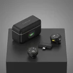 میکروفون بی سیم گلتیج MIC02 AirCast دکمه ای با کیس شارژ دیجیتال مای گجت