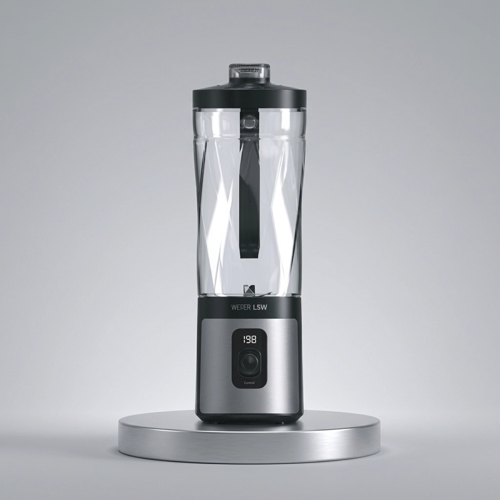شیکر شارژی گرین لاین ProJet Blender با بدنه کریستالی و پایه نقره ای مای گجت