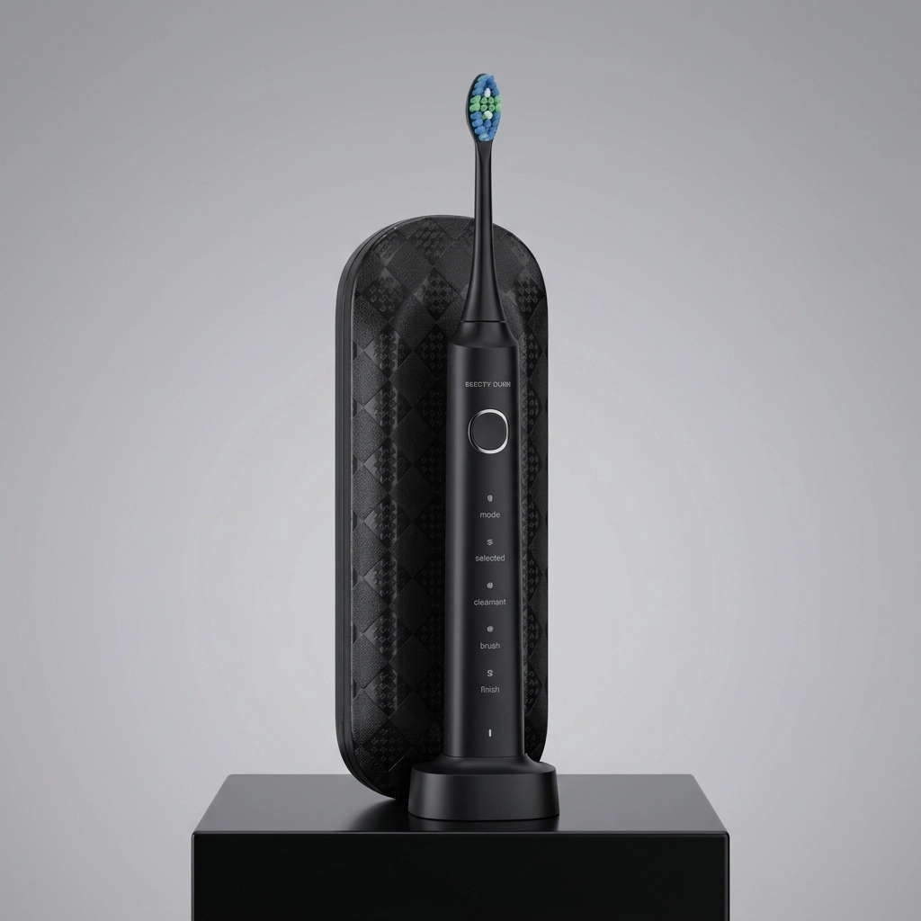 مسواک برقی گرین لاین Smart Brush مشکی با استند شارژ و کیف مسافرتی مای گجت