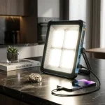 پروژکتور سیار شارژی و پاور بانک خورشیدی Okgo FA-703 - تصویر 9