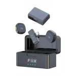 میکروفون یقه ای بیسیم دوکاربره فوکس Wireless Microphone FOX 770PRO - تصویر 2