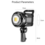 ویدیو لایت KY-BK cob Video 1201 Light - تصویر 3