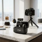 میکروفون یقه ای بیسیم دوکاربره فوکس Wireless Microphone FOX 770 - تصویر 3
