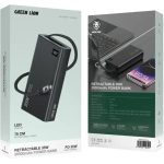 پاوربانک 35 وات حمل گرین لاین مدل Retractable ظرفیت 10000 میلی آمپر ساعت - تصویر 4
