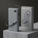 پاوربانک 35 وات حمل گرین لاین مدل Retractable ظرفیت 10000 میلی آمپر ساعت - تصویر 6