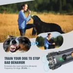 دورکننده حیوانات و ضد پارس سگ Ultrasonic Dog Trainer u20اورجینال - تصویر 4