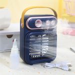 پنکه مه پاش شارژی مدل SPRAY FAN SM878 - تصویر 3