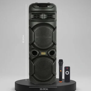 اسپیکر گلکسبیت مدل GS-D40 پارتی باکس بزرگ با میکروفون و کنترل مای گجت