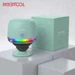 اسپیکر بلوتوث مگنتی پرودو Porodo Soundtec Snap Vibe Magnetic RGB Mini Speaker - تصویر 5