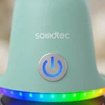 اسپیکر بلوتوث مگنتی پرودو Porodo Soundtec Snap Vibe Magnetic RGB Mini Speaker - تصویر 8