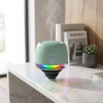 اسپیکر بلوتوث مگنتی پرودو Porodo Soundtec Snap Vibe Magnetic RGB Mini Speaker - تصویر 6