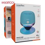 اسپیکر بلوتوث مگنتی پرودو Porodo Soundtec Snap Vibe Magnetic RGB Mini Speaker - تصویر 3
