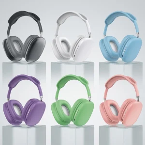 هدفون بی سیم MZ-09 مدل Headphones MZ-09 خاکستری تیره با کاپ فلزی مای گجت
