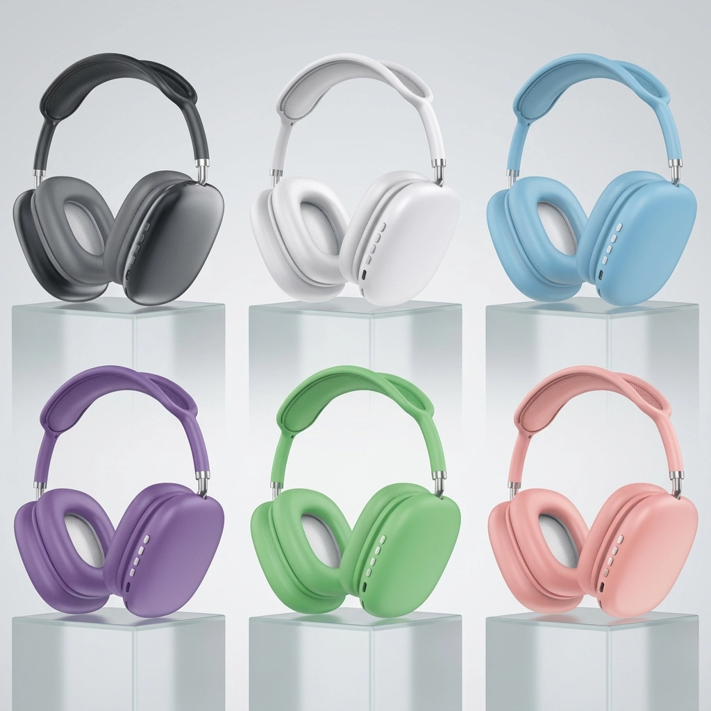 هدفون بی سیم MZ-09 مدل Headphones MZ-09 خاکستری تیره با کاپ فلزی مای گجت