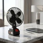 پنکه شارژی فلزی نوا مدل ZL-08 ظرفیت 48ولت - تصویر 5