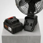 پنکه شارژی فلزی نوا مدل ZL-08 ظرفیت 48ولت - تصویر 6