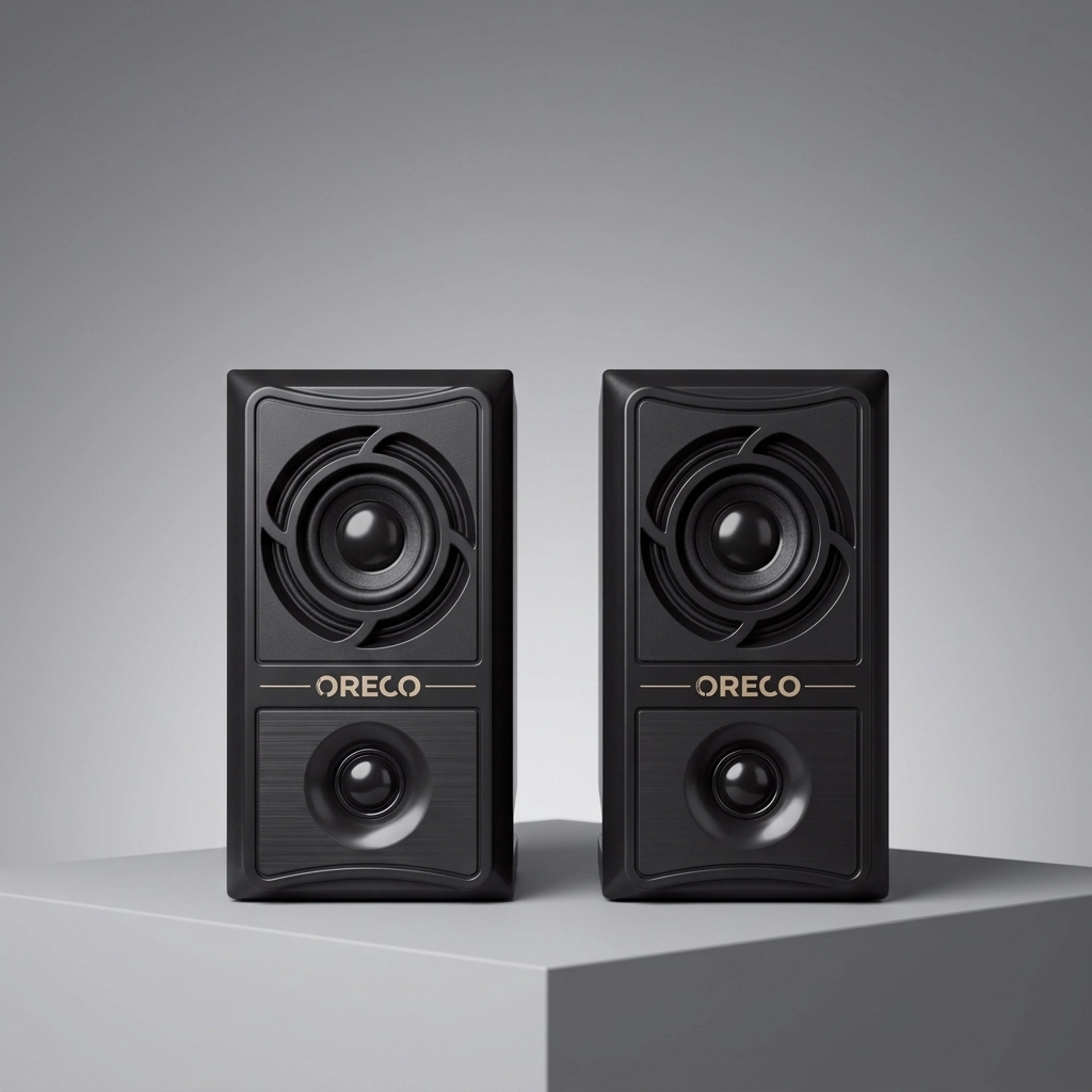 اسپیکر 2 تکه اورکو مدل ORECO T-003 ولوم‌دار مشکی مای گجت