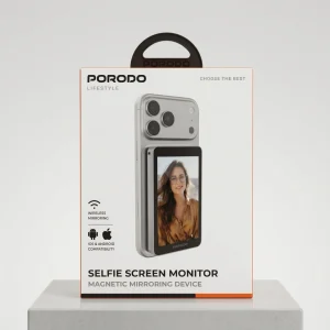 مانیتور سلفی مگنتی بی سیم پرودو مدل Porodo Selfie Screen Monitor